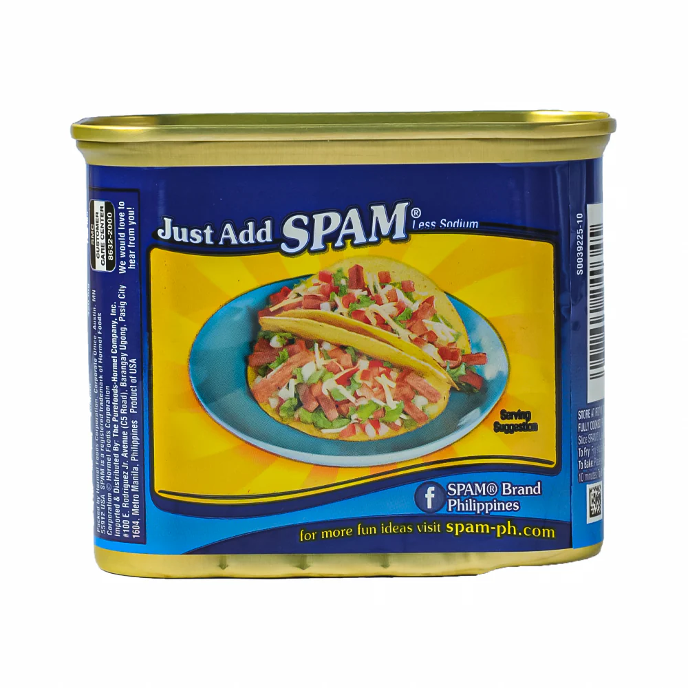 Spam Luncheon Meat 25% Less Sodium 340g (12oz) - Image 2