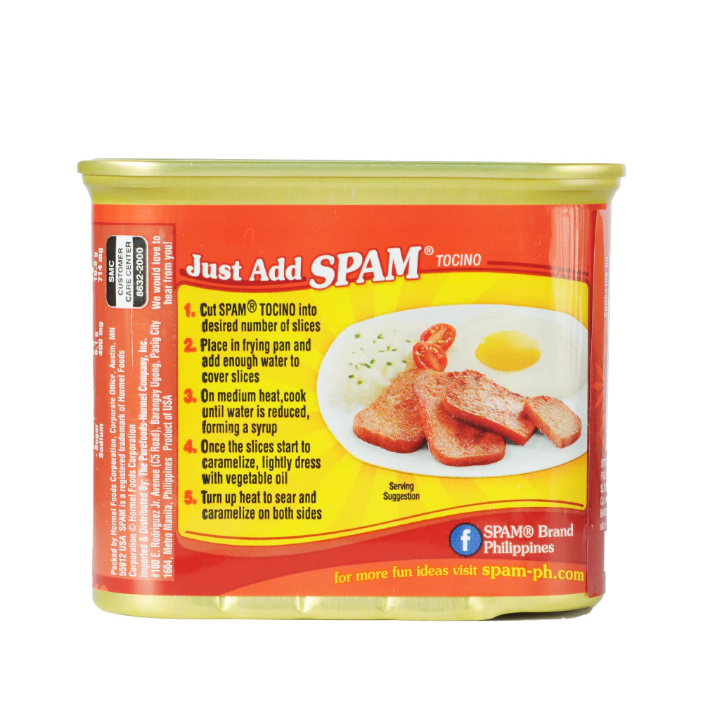 Spam Luncheon Meat Tocino 340g - Image 2