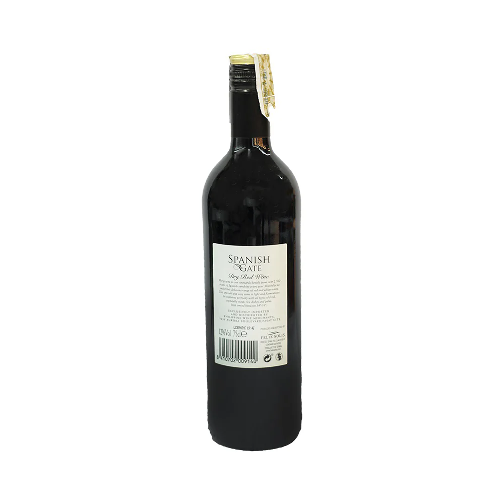 Spanish Gate Red Wine Dry 750ml - Image 3