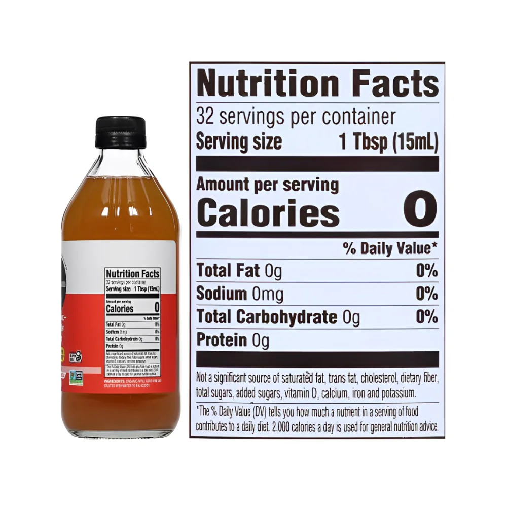 Spectrum Organic Apple Cider Vinegar Unfiltered 473ml - Image 3