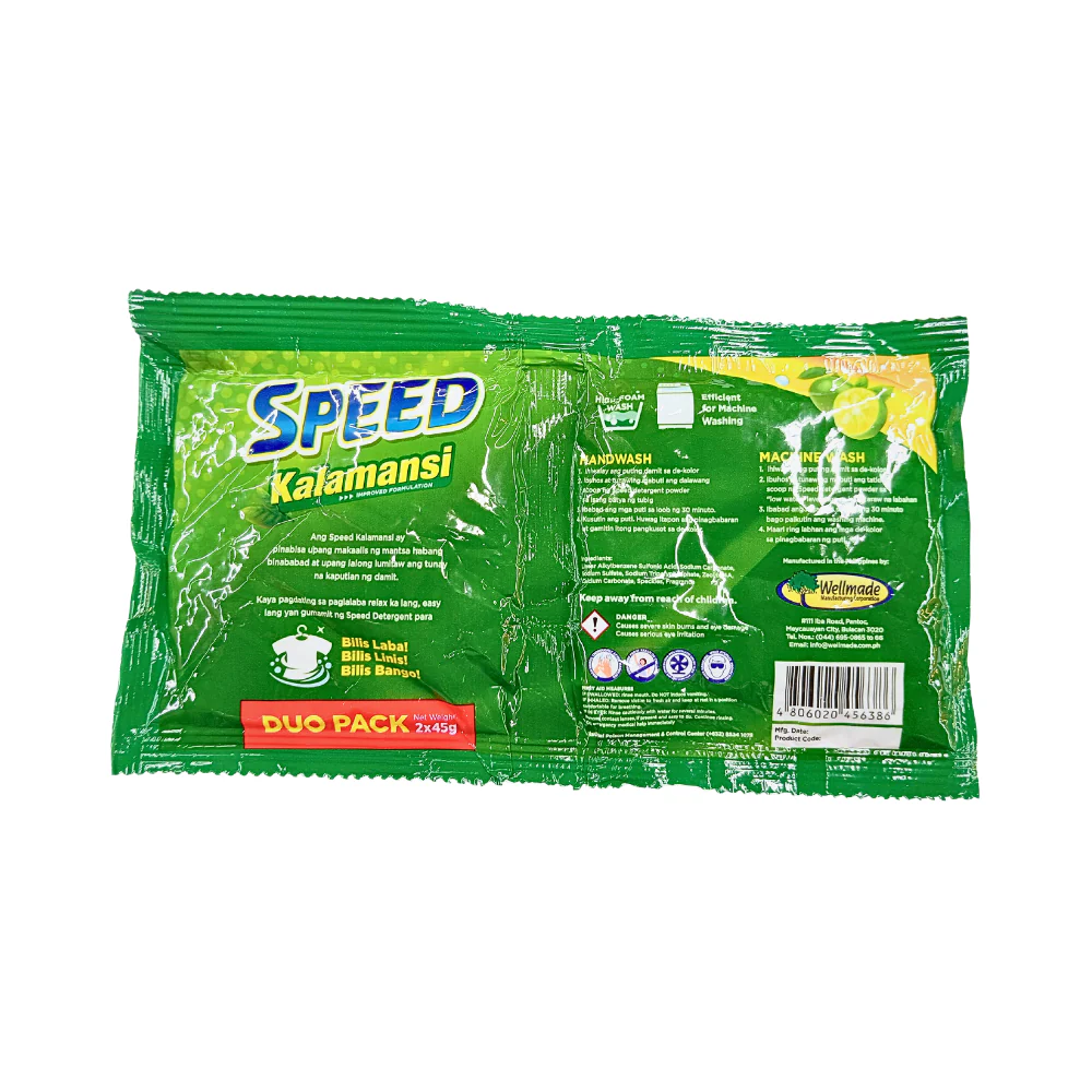 Speed Detergent Powder Kalamansi Duo Pack 90g - Image 2