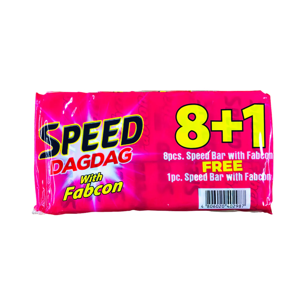 Speed Macho Bar 50% Dagdag With Fabcon 145g x 8's + 1