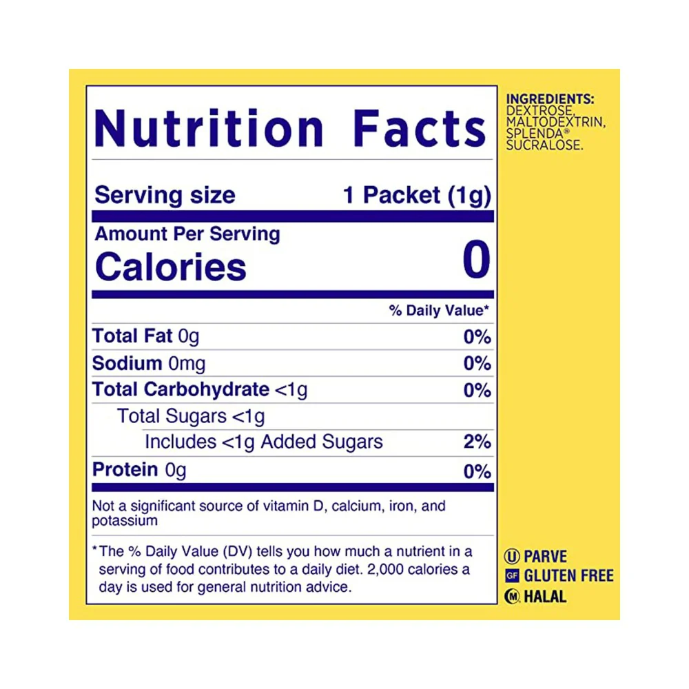 Splenda Sweetener No Calorie 200g - Image 2