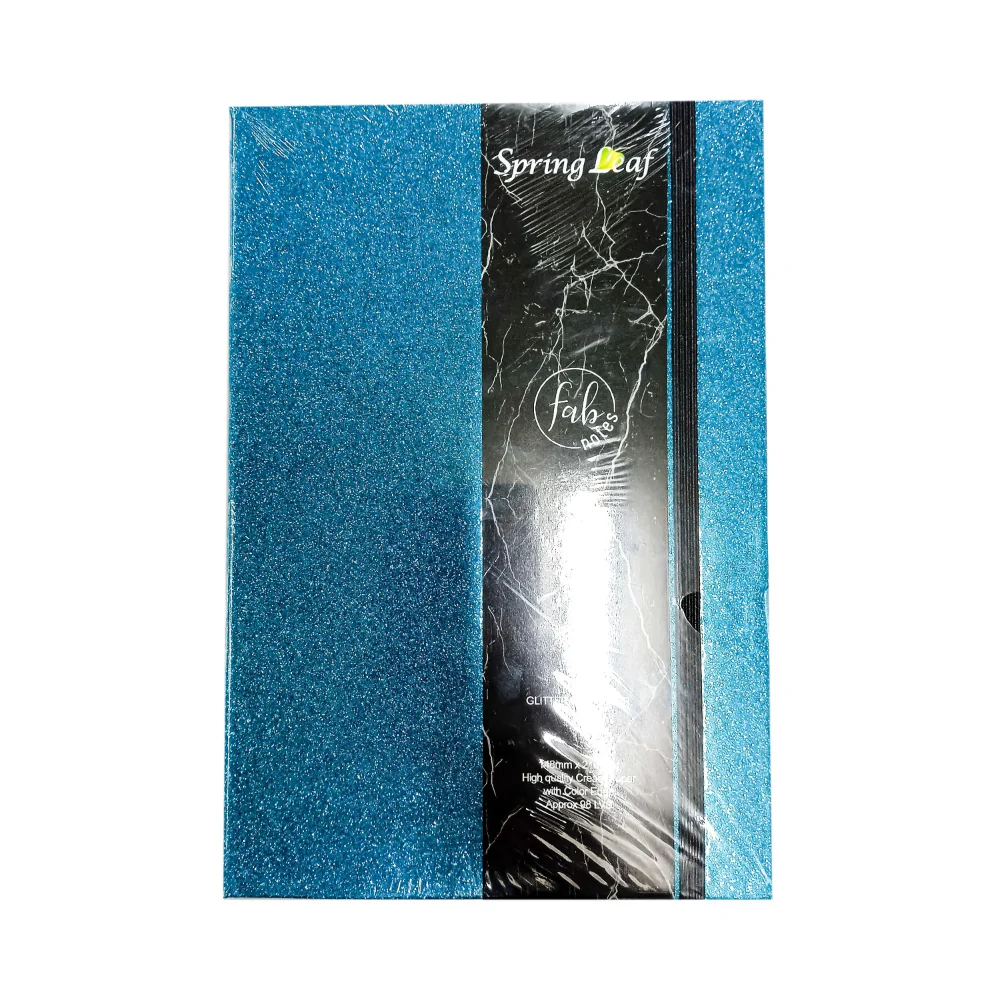 Spring Leaf Hardbound PVC-Bound Cream Paper Notebook Fab Notes - Image 2