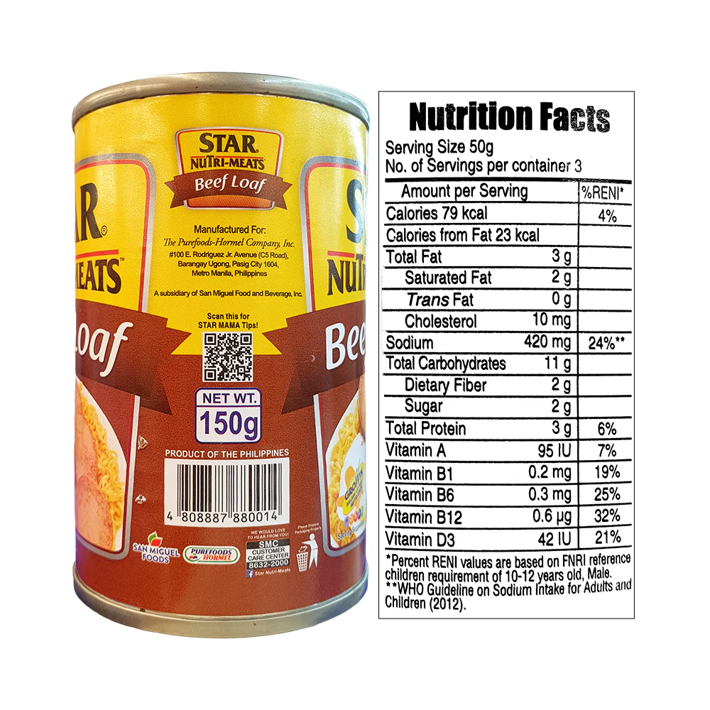 Purefoods Star Beef Loaf 150g - Image 2