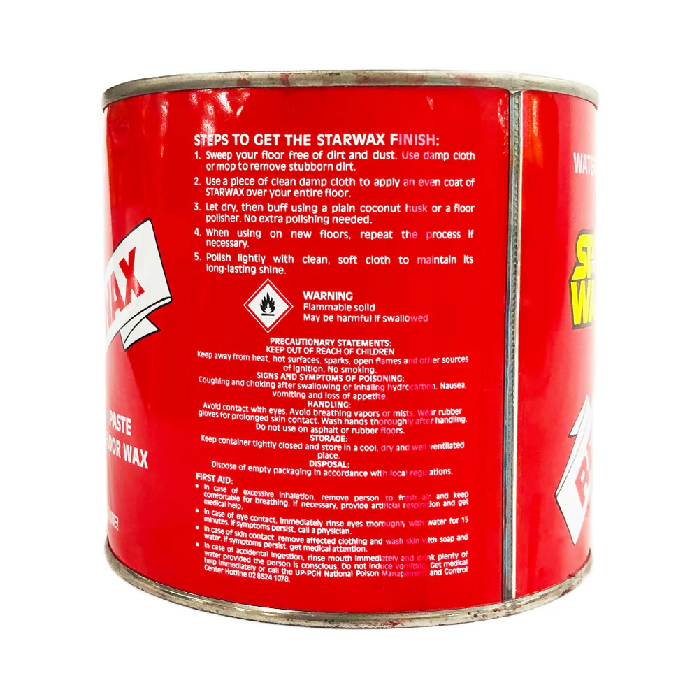 Starwax Red Dye Floor Wax 900g - Image 2