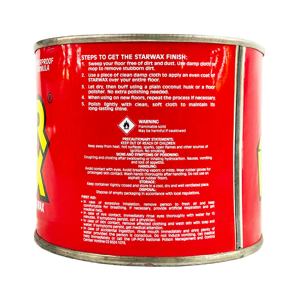 Starwax Red Floor Wax Paste 450g - Image 2