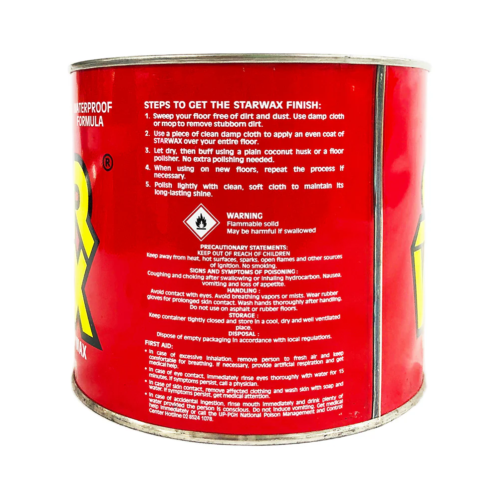 Starwax Red Floor Wax Paste 900g - Image 2