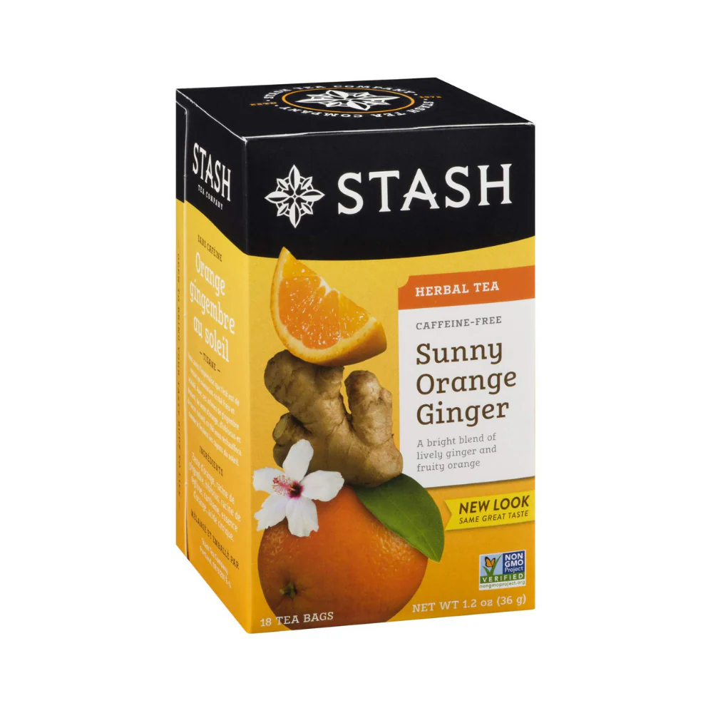 Stash Sunny Orange Ginger Herbal Tea 36g (1.2oz) - Image 2