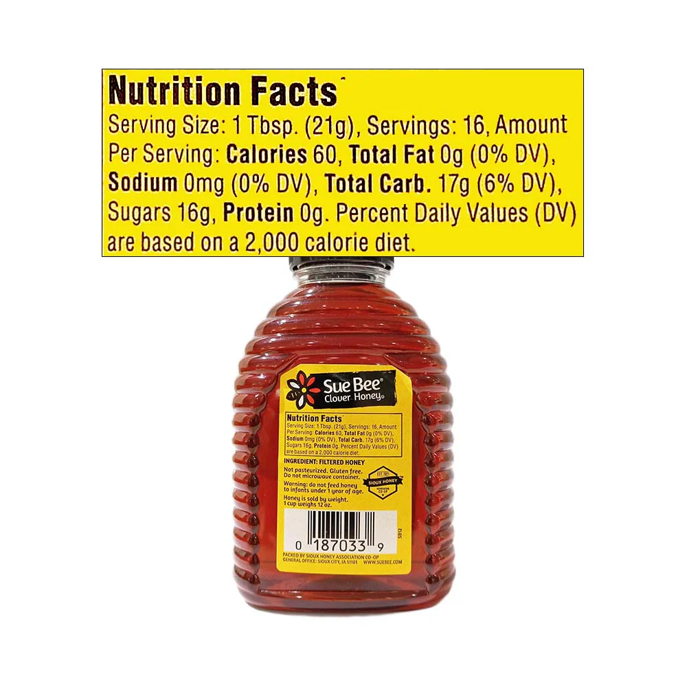 Sue Bee Honey Clover 340g (12oz) - Image 2