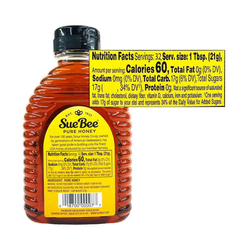 Sue Bee Honey Clover 680g (24oz) - Image 2
