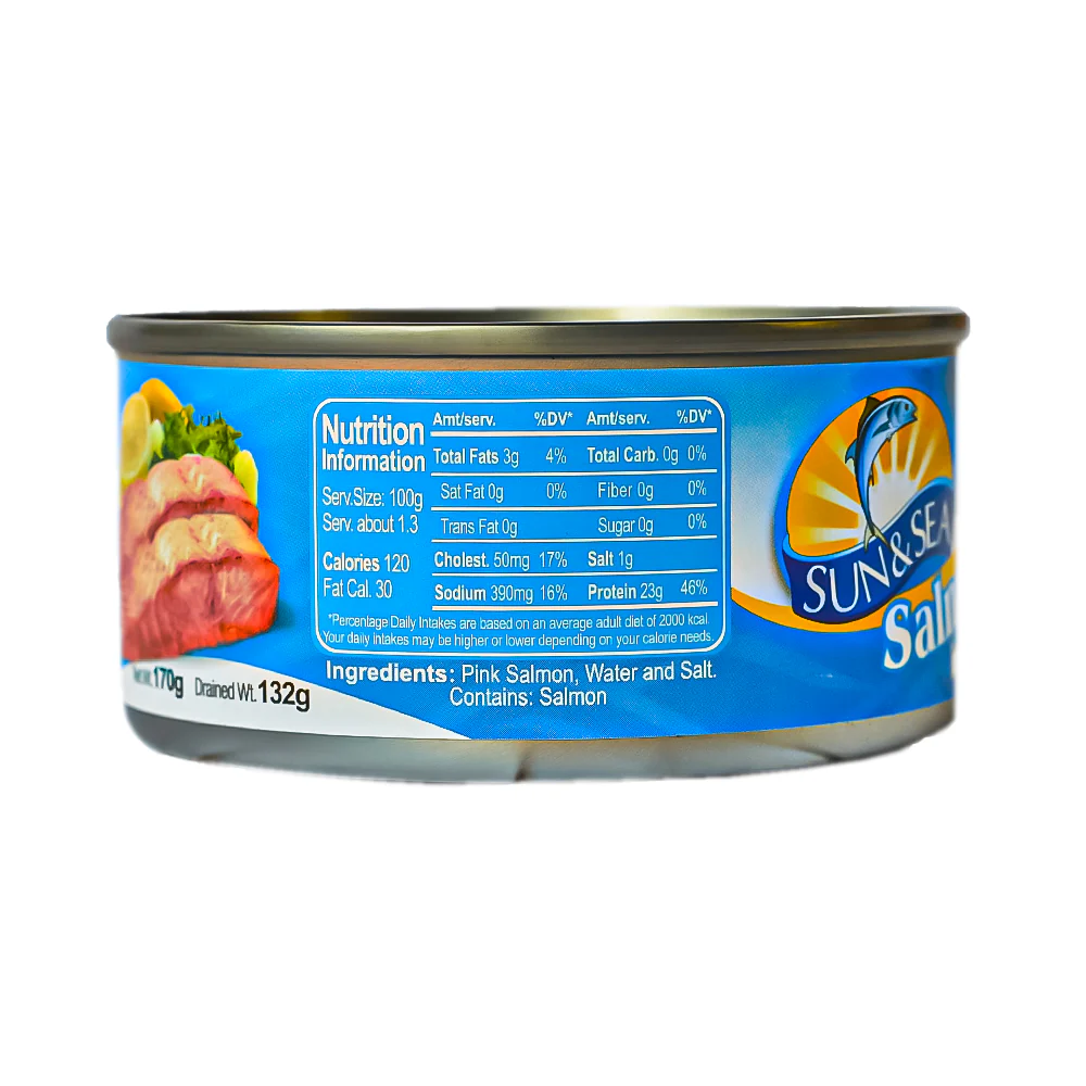 Sun And Sea Salmon In Brine 170g - Image 2