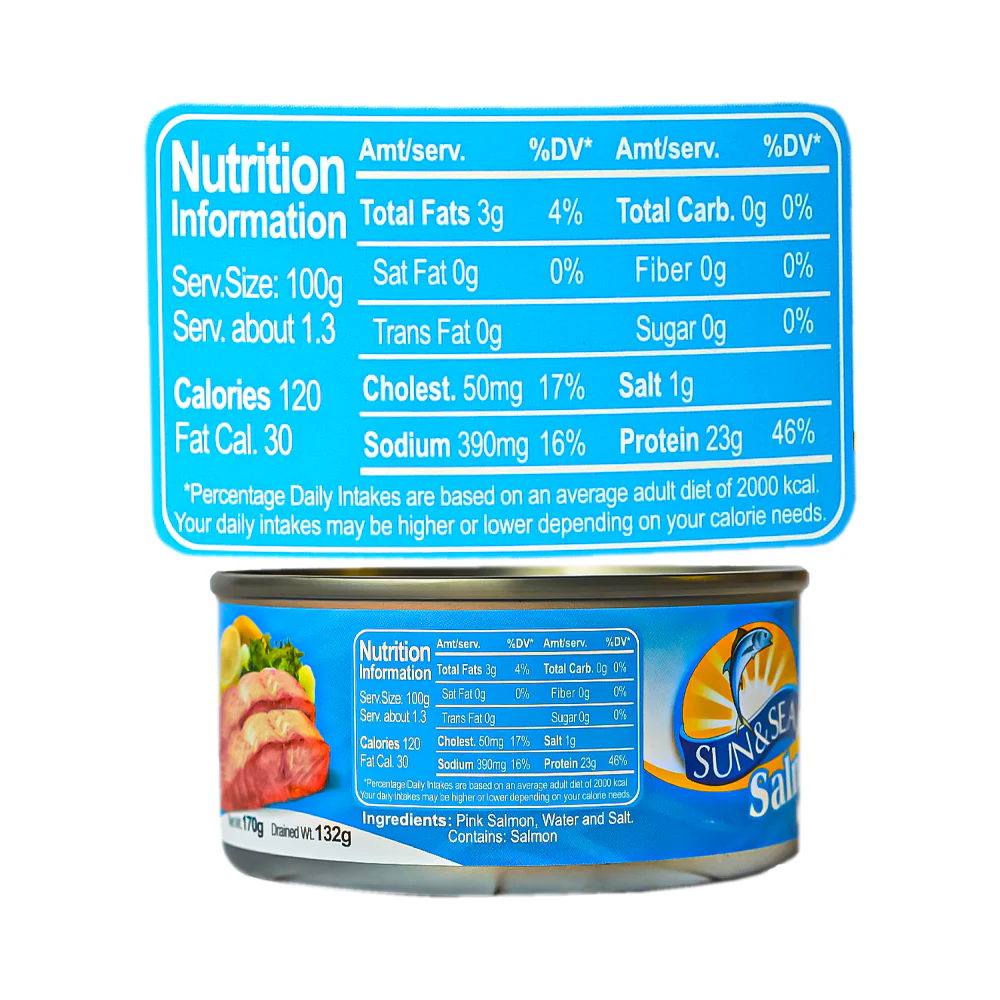 Sun And Sea Salmon In Brine 170g - Image 3