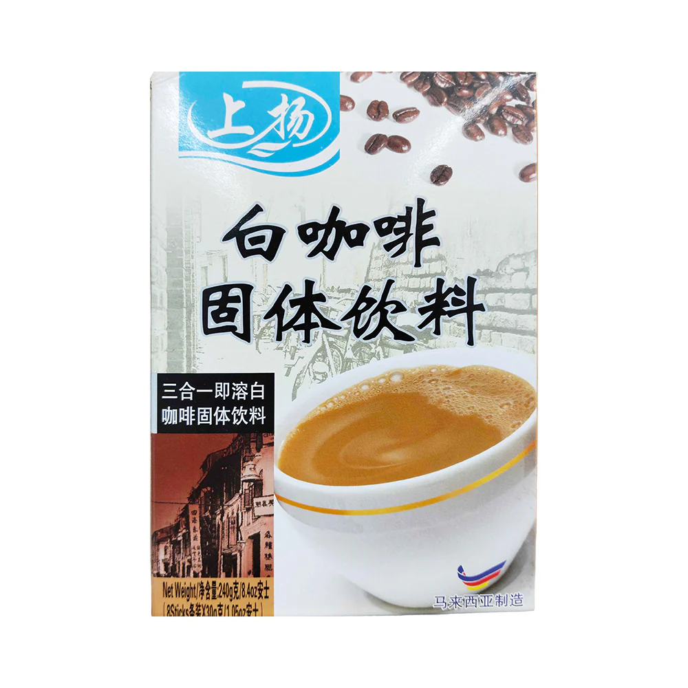 Sun Soya White Coffee 3 in 1 Pre-Mixed 30g x 8's - Image 2