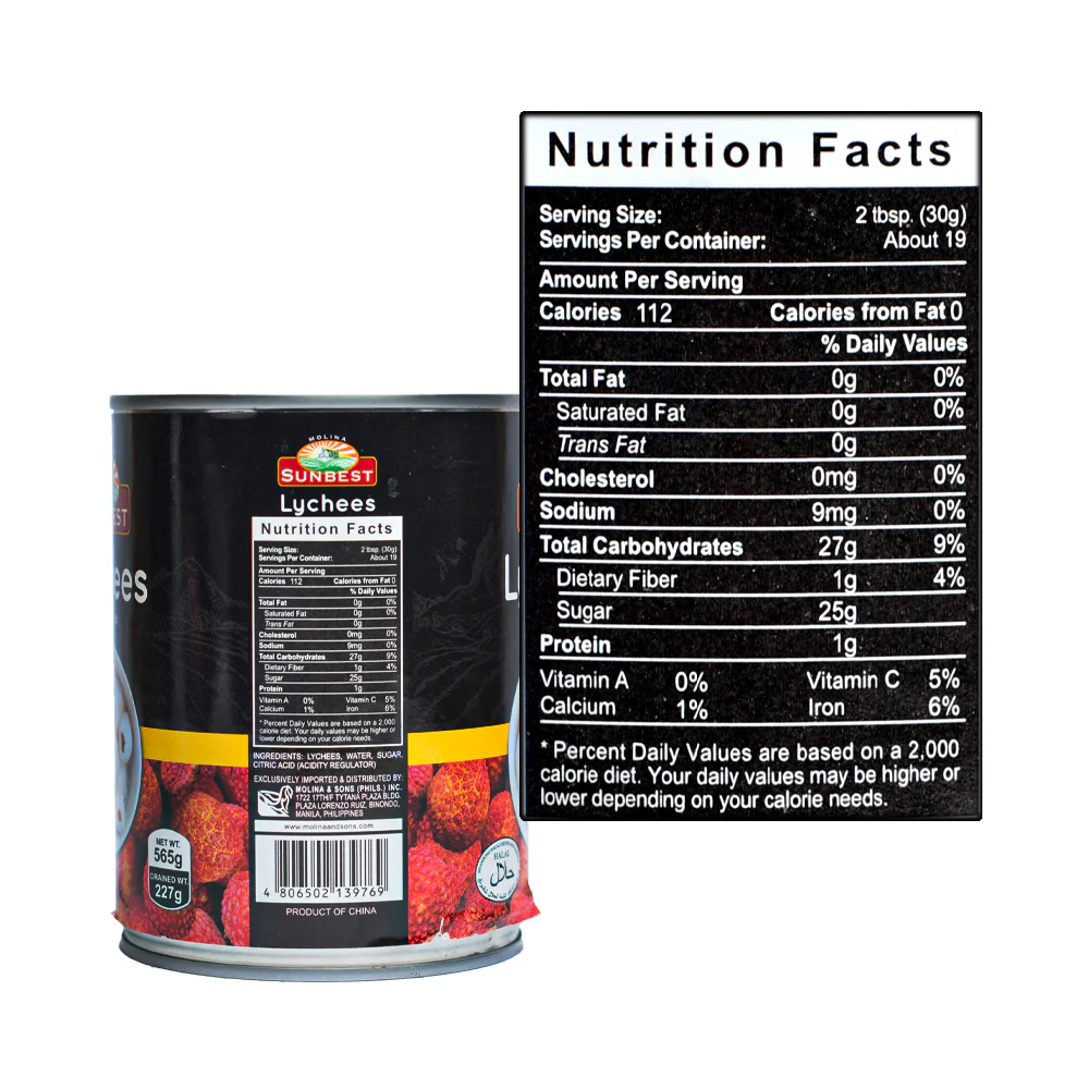 Sunbest Lychee 565g - Image 2