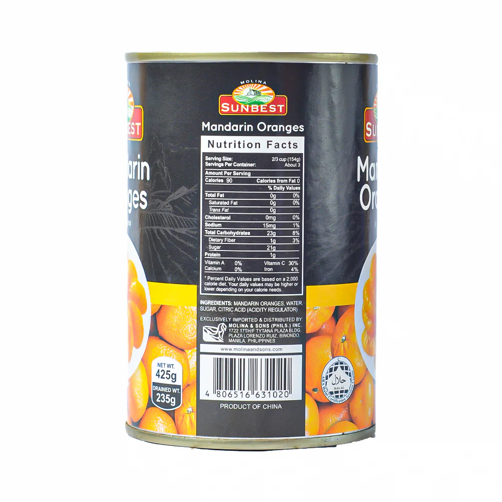 Sunbest Mandarin Orange 425g - Image 2