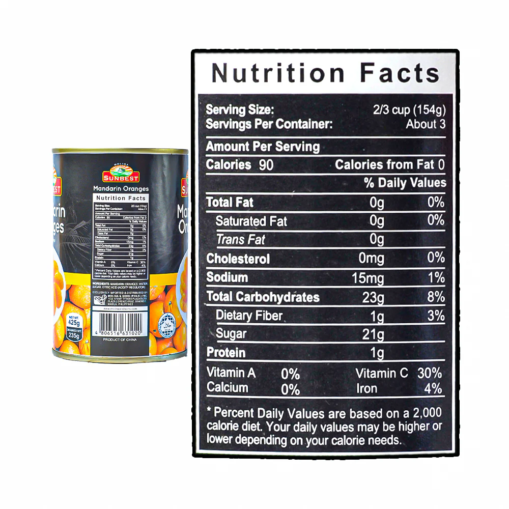 Sunbest Mandarin Orange 425g - Image 3