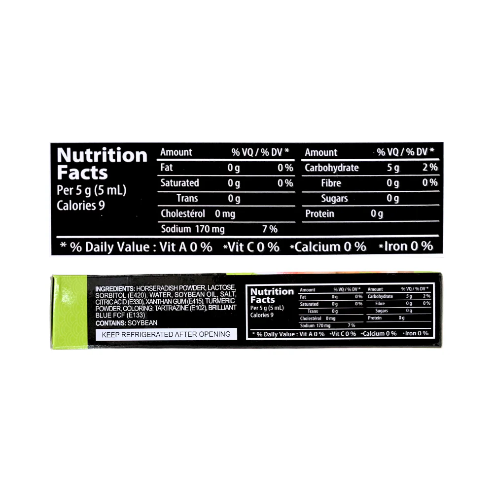 Sunbest Wasabi Paste Tube 43g - Image 2