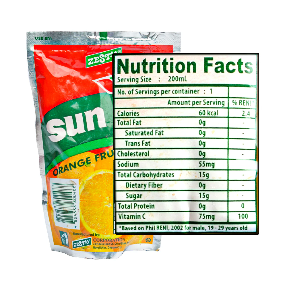 Sunglo Easy Grip Juice Drink Orange 200ml - Image 2