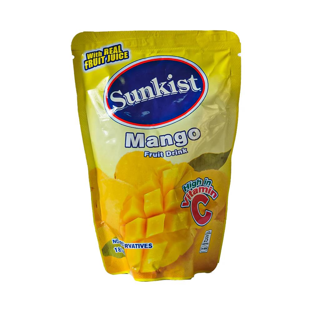 Sunkist Mango Fruit Juice Doy 185ml x 10's - Image 2
