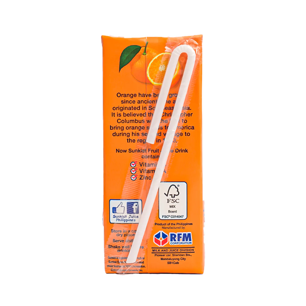 Sunkist Orange Fruit Juice 235ml - Image 2