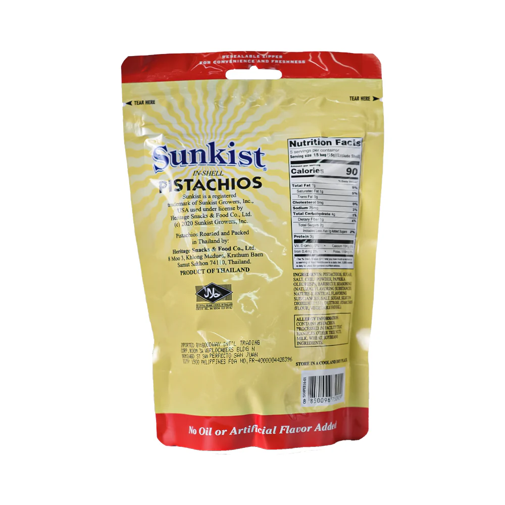 Sunkist Pistachios Hot And Spicy 150g - Image 2