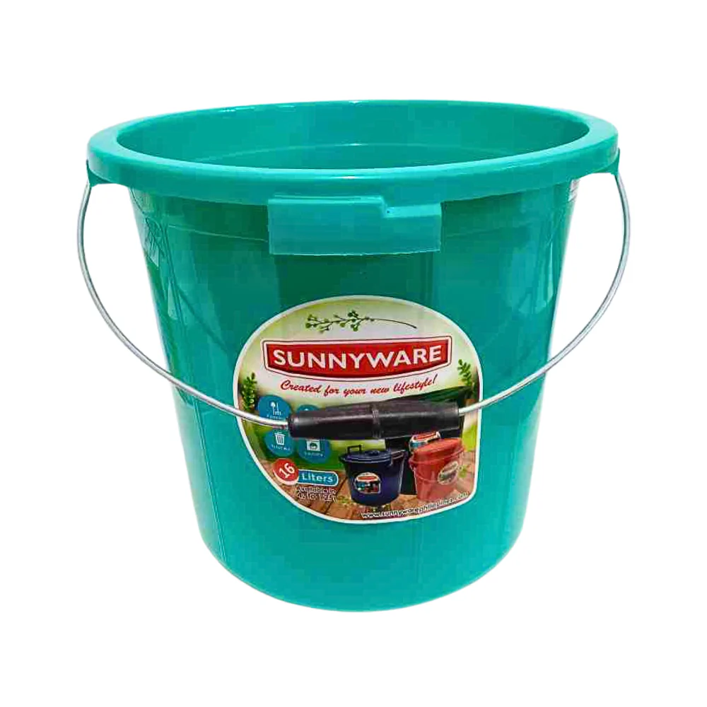 Sunnyware Pail With Steel Handle Deluxe 16L - Image 2
