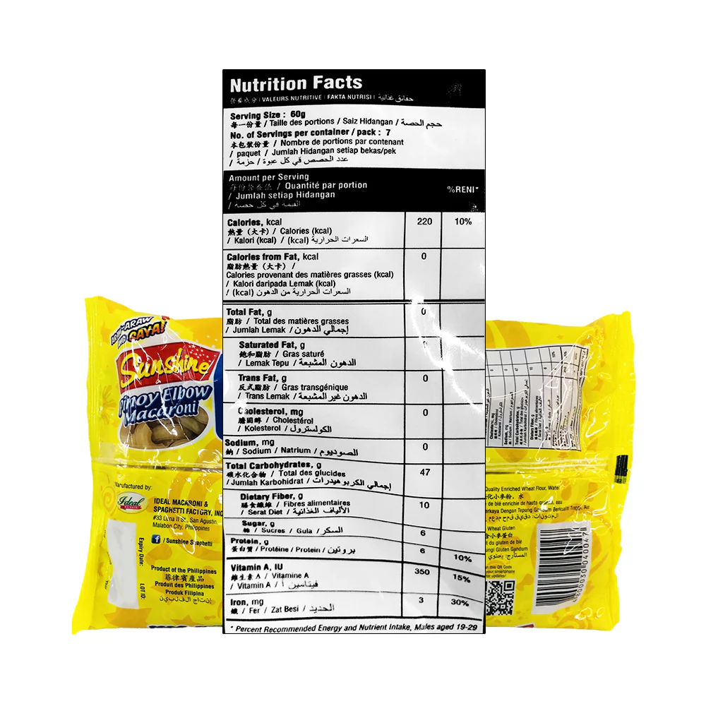 Sunshine Macaroni Elbow 400g - Image 2