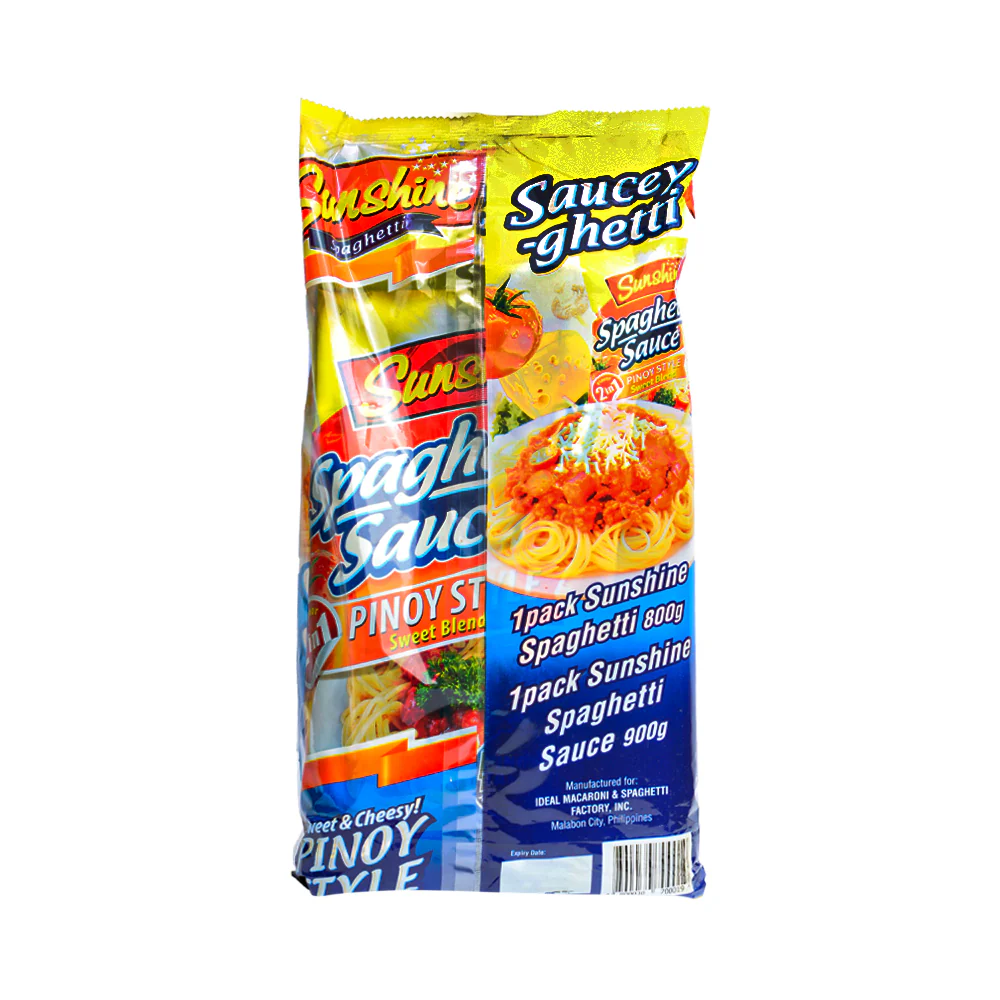 Sunshine Saucey-ghetti Sakto Combo Pinoy Style 1.7kg - Image 2
