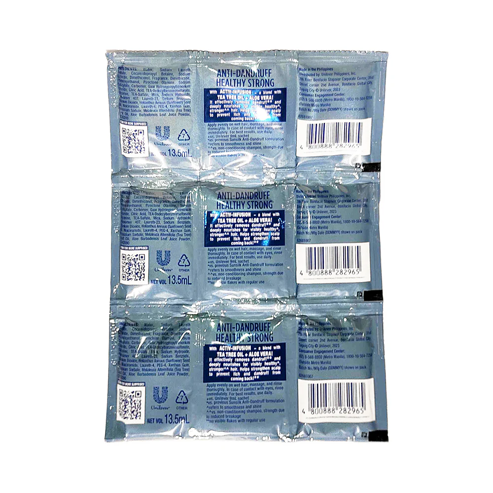 Sunsilk Shampoo Anti-Dandruff Healthy Strong 13.5ml x 12’s - Image 2