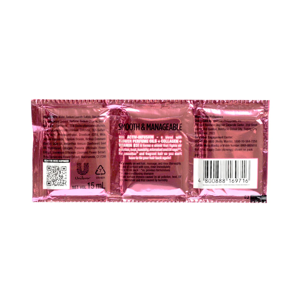 Sunsilk Shampoo Smooth And Manageable 15ml x 12's - Image 2