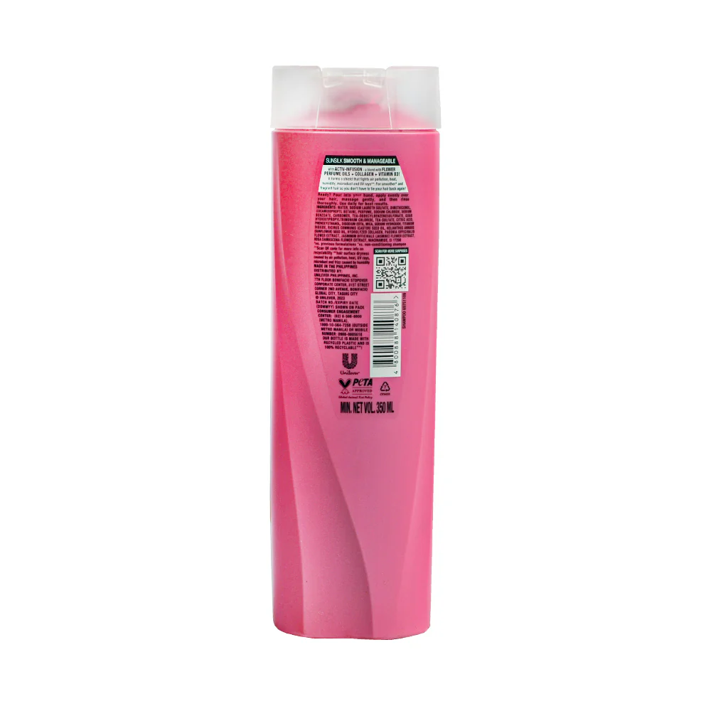 Sunsilk Shampoo Smooth And Manageable 350ml - Image 2