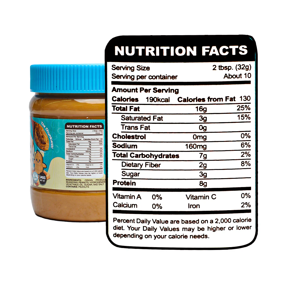 Sunsnack Chunky Peanut Butter 340g - Image 2