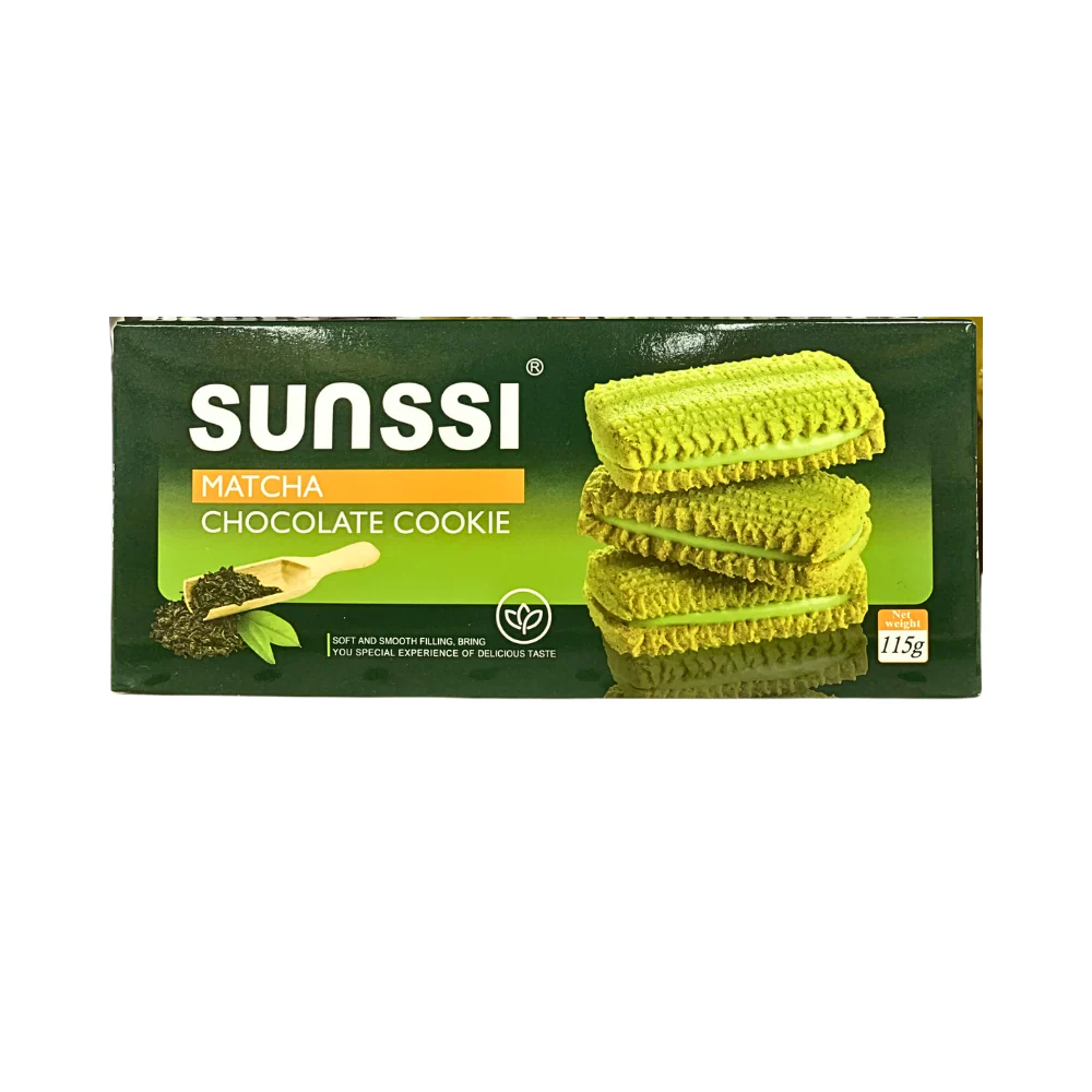 Sunssi Chocolate Cookie Matcha 115g - Image 2