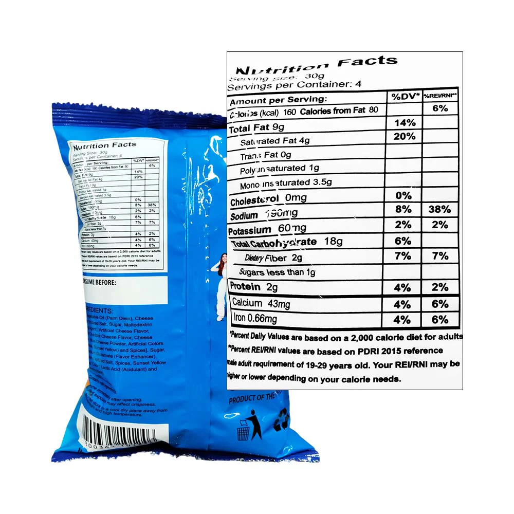 Super Crunch Corn Chips Cheesiest Flavor 120g - Image 2