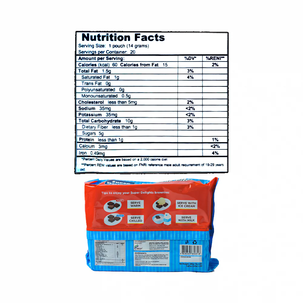 Super Delights Brownie Bites 14g x 20's - Image 3