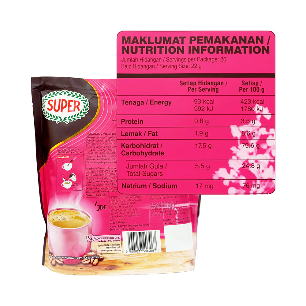 Super Power 5in1 Coffee With Colagen 22g x 20's - Image 2
