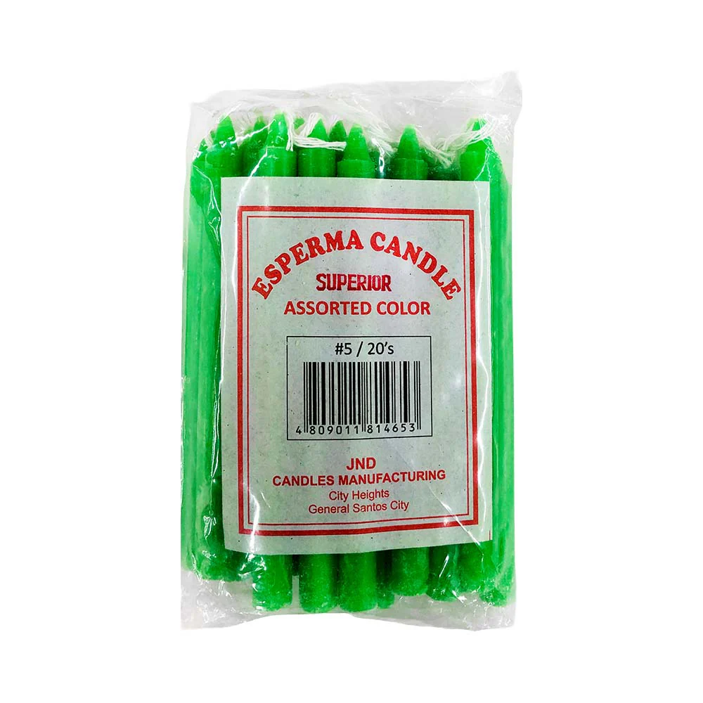 Superior Esperma Candle #5 Assorted 20's