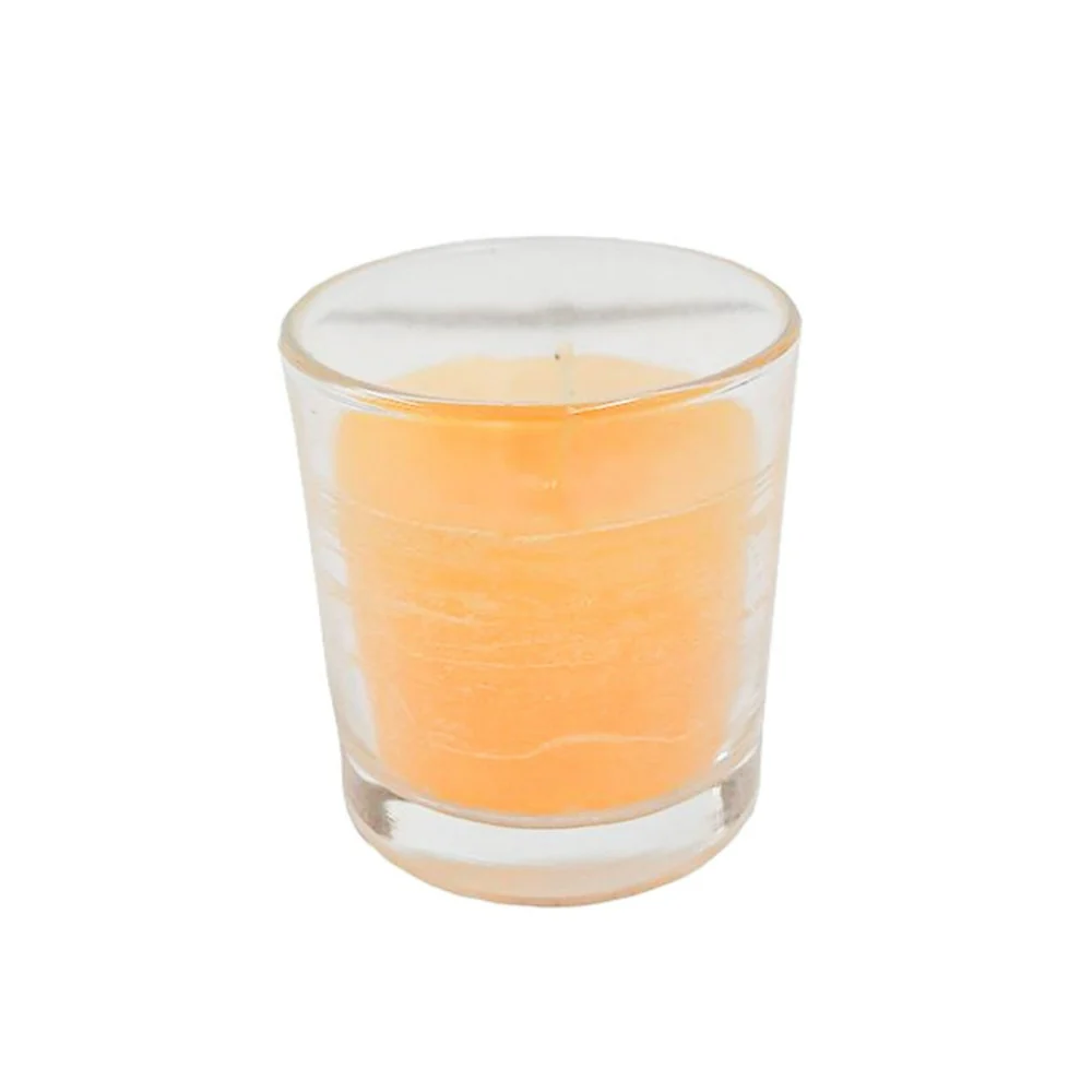 Superior Vigil Candle With Glass Yellow Small