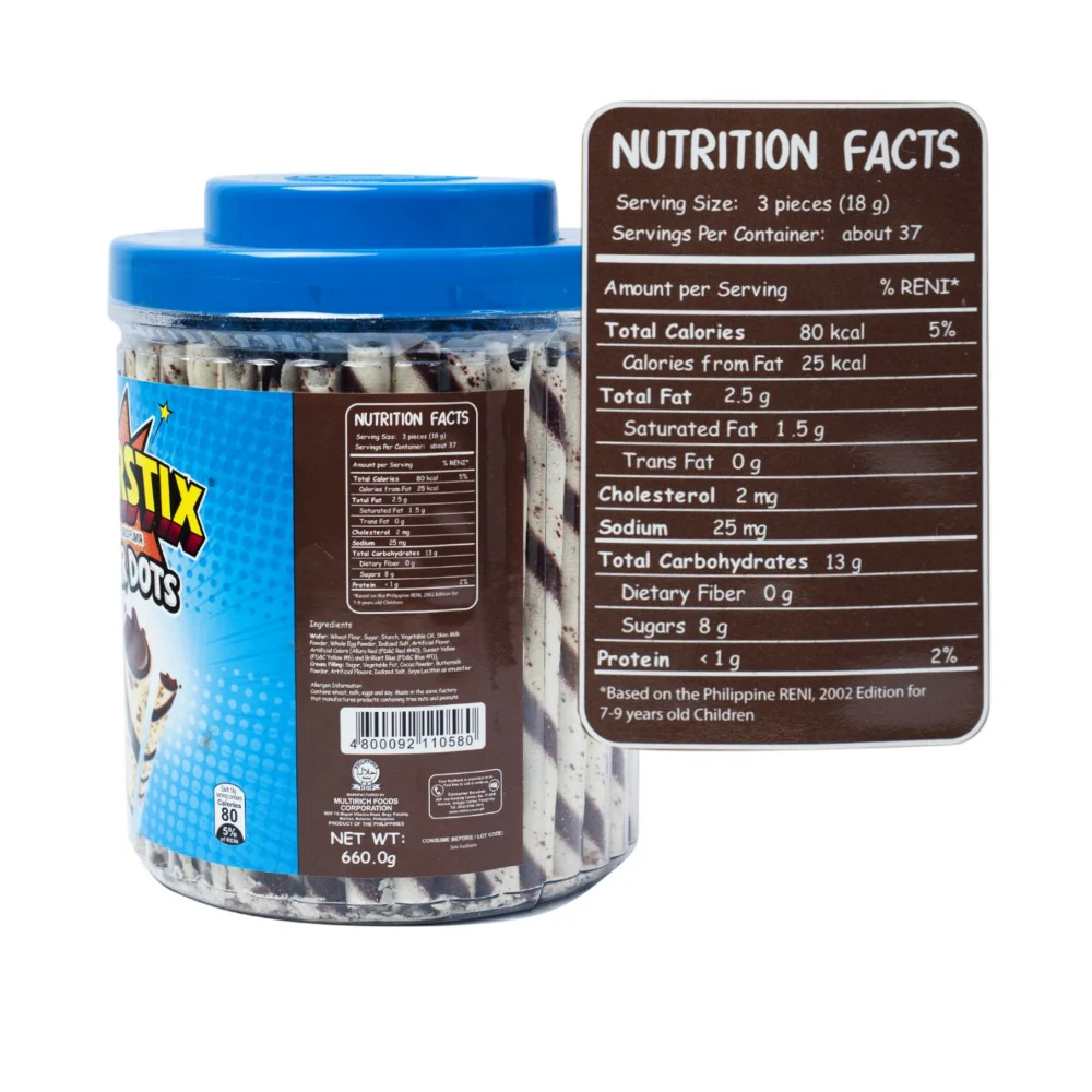 Superstix Wafer Sticks Chocolate 660g - Image 2