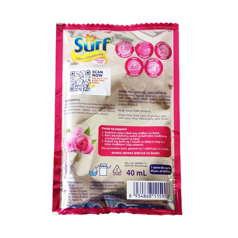 Surf Fabric Conditioner Blossom Fresh 40ml - Image 2