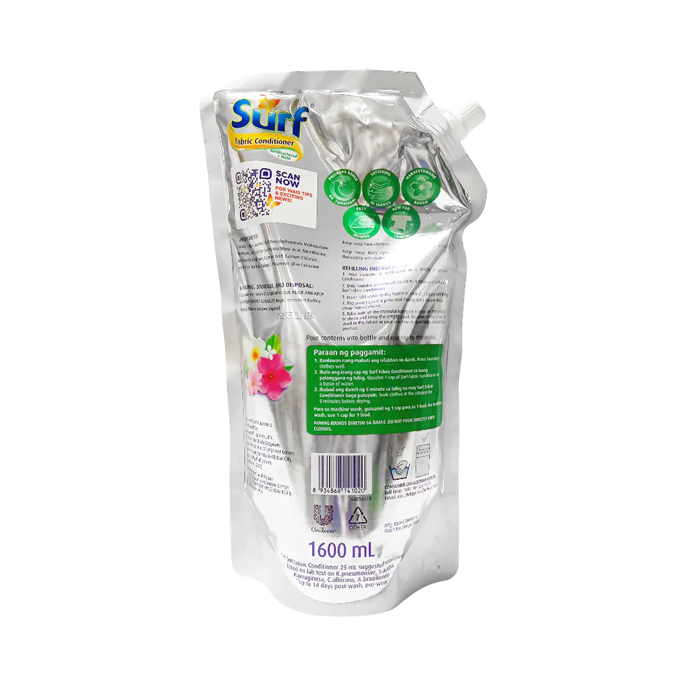 Surf Fabric Conditioner Mint Extracts SUP 1600ml - Image 2