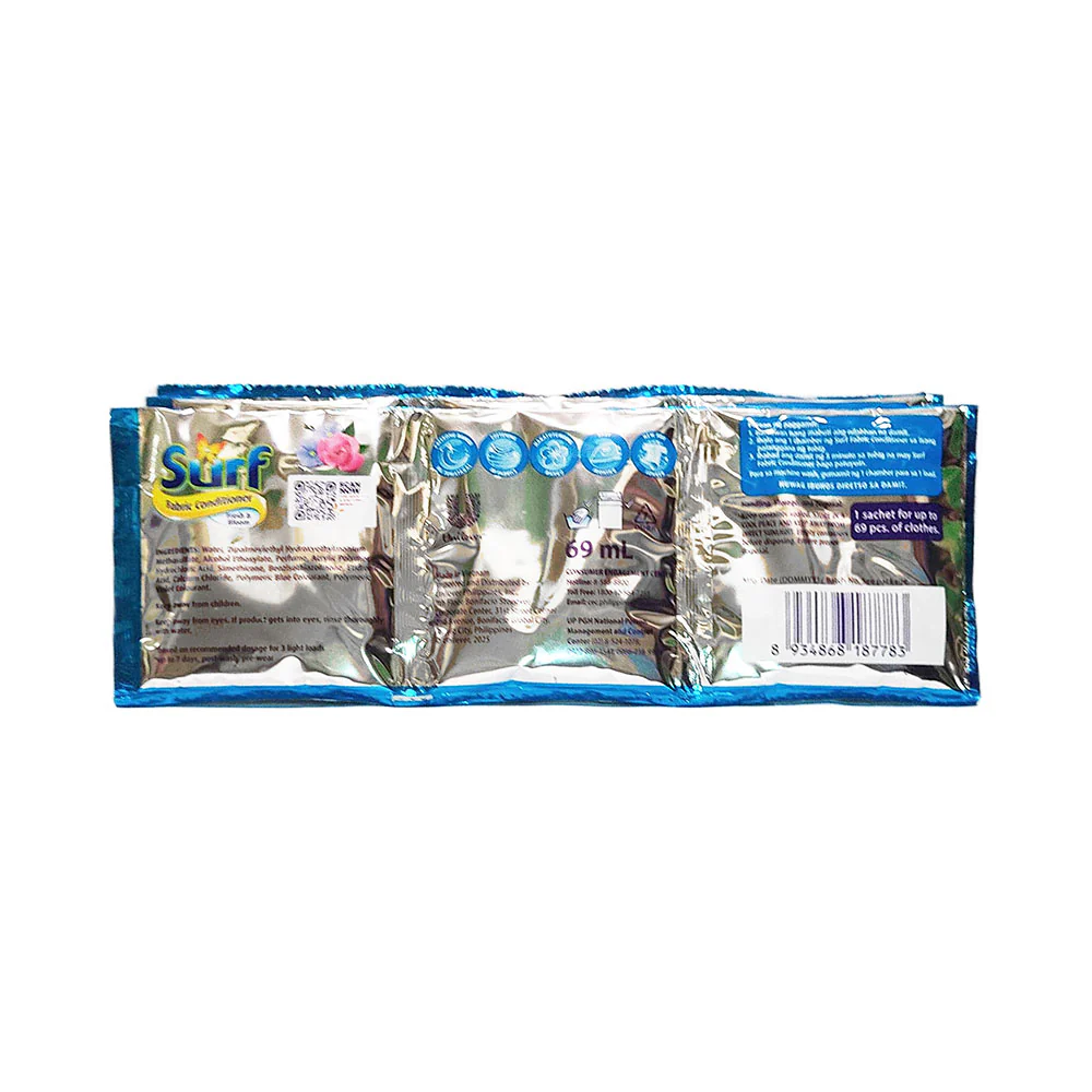 Surf Fabric Conditioner Tripid Pack Fresh And Bloom 69ml - Image 2