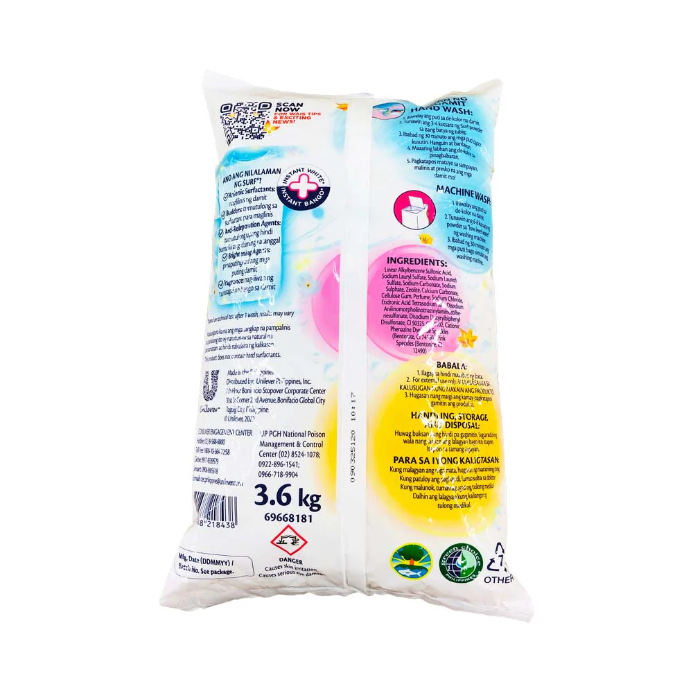 Surf Detergent Powder Antibac 3.6kg - Image 2