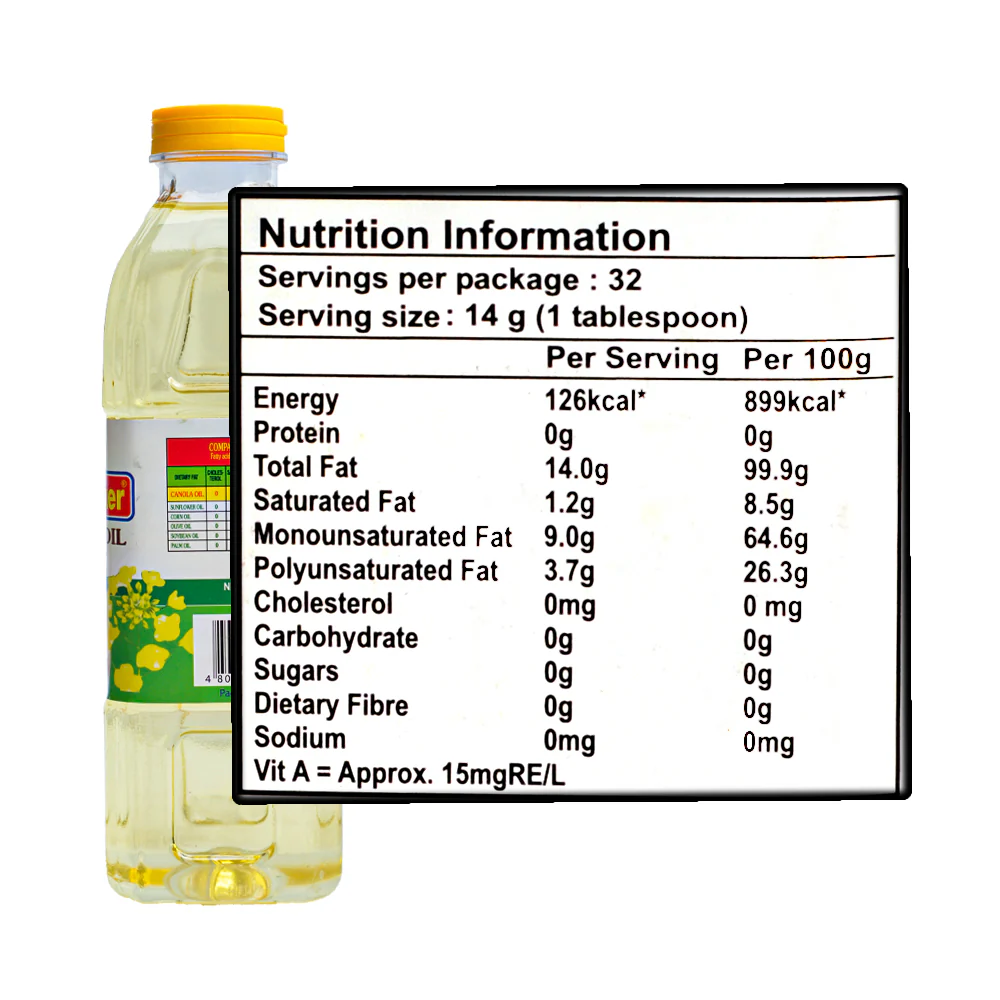 Susan Baker Canola Oil 500ml - Image 2