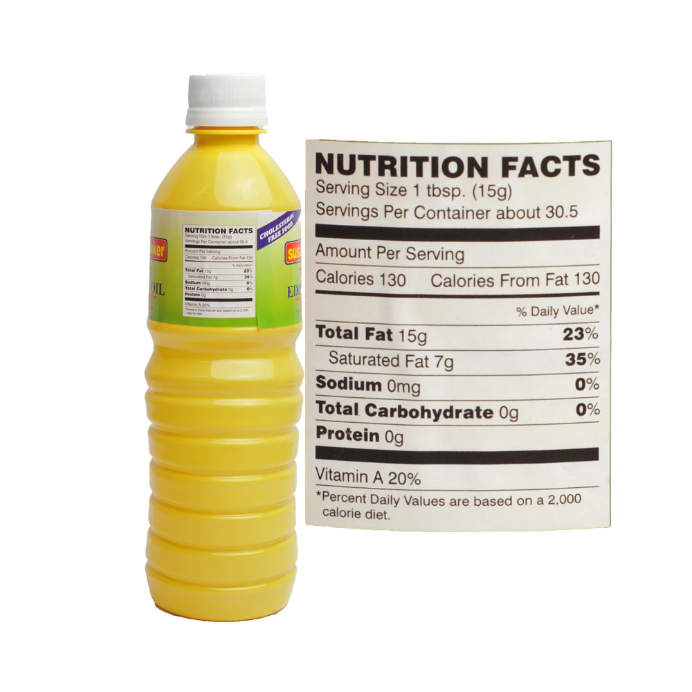 Susan Baker Edible Oil 500ml - Image 2