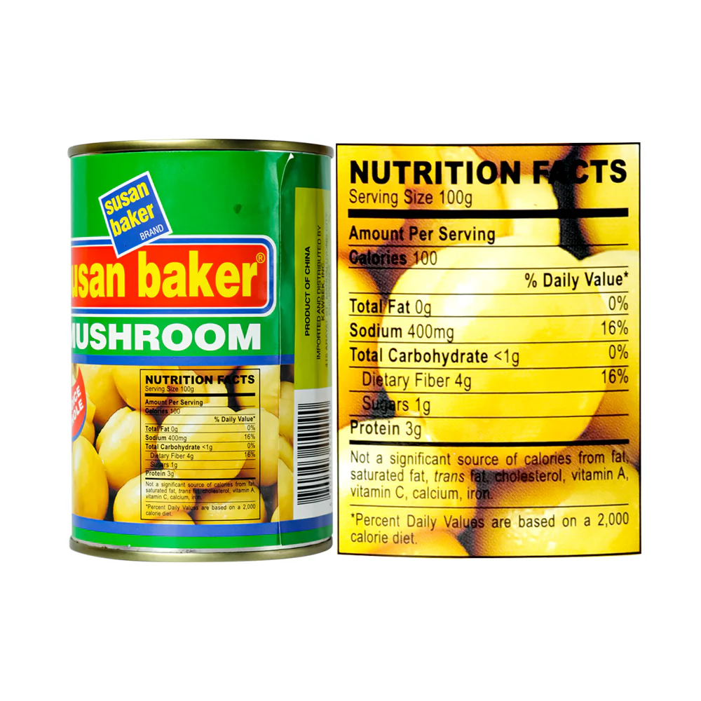 Susan Baker Mushroom Choice Whole 400g - Image 3