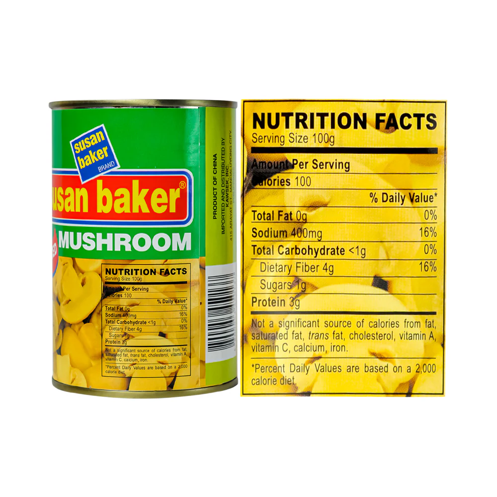 Susan Baker Sliced Mushroom 400g - Image 3