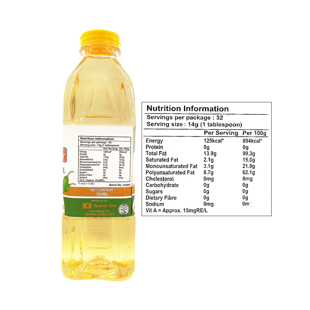 Susan Baker Soya Bean Oil 500ml - Image 2