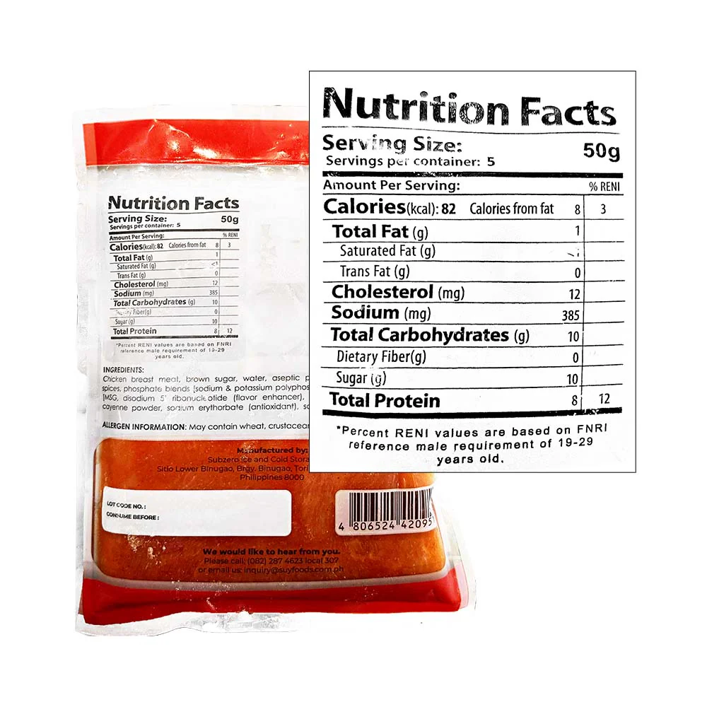 Suy Foods Chicken Tocino Hot And Spicy 250g - Image 3